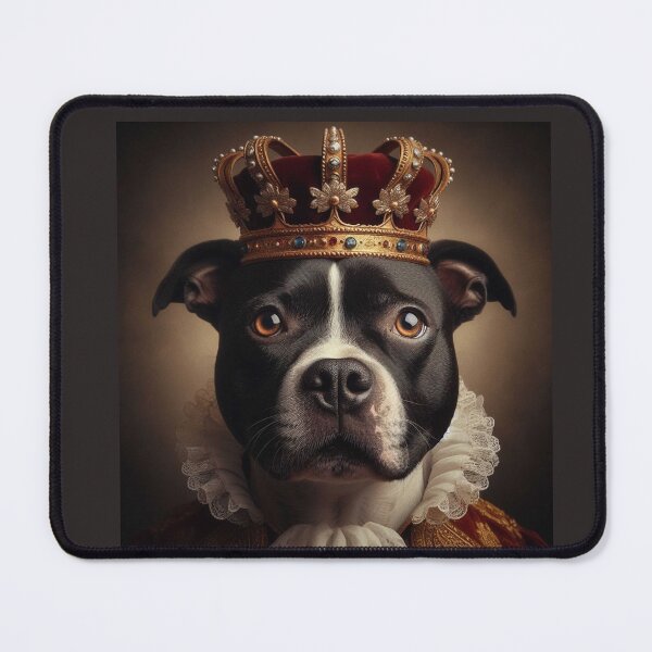 Item preview, Staffy in Baroque Renaissance Royal Costume – Noble Staffordshire Bull Terrier Pet Portrait designed and sold by Deliberate Creations.
