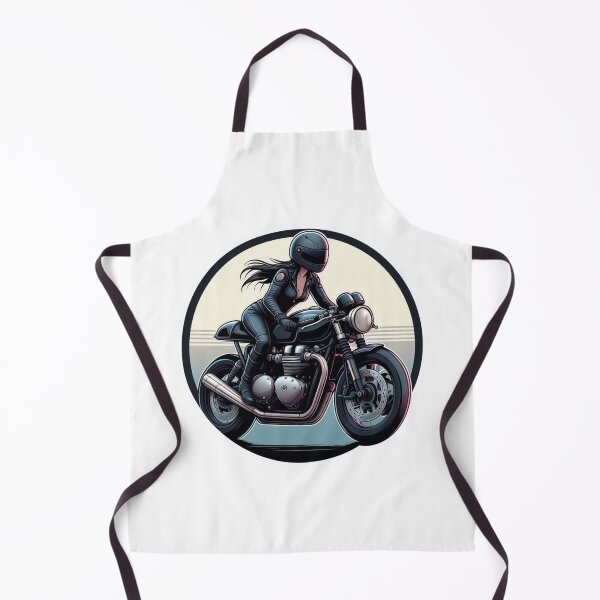 Item preview, Cafe Racer Biker Girl : Automotive Merchandise - designed and sold by InfmsCorp.