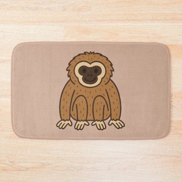 Item preview, Adorable Gibbon Doodle Illustration designed and sold by wonderxwander.