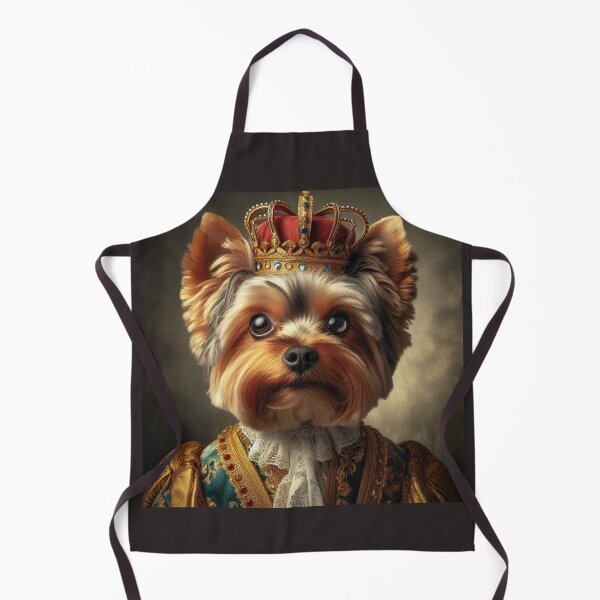 Item preview, Yorkshire Terrier in Baroque Renaissance Royal Costume – Regal Yorkie Pet Portrait designed and sold by Deliberate Creations.