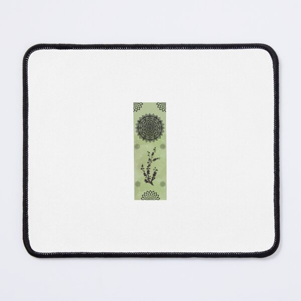 Item preview, Green Watercolor Mandala Bookmark Design designed and sold by MandalartStudio.