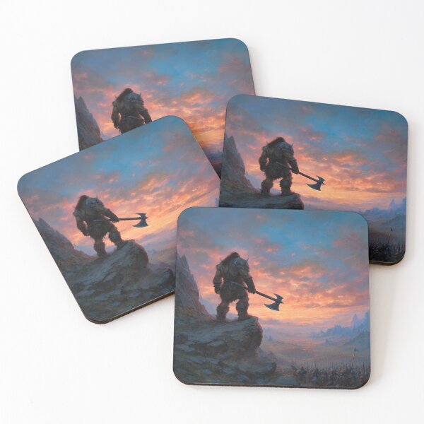 Item preview, Orc Chieftain Watching Over His Horde designed and sold by Rtymer.