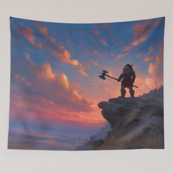 Item preview, Orc Chieftain Watching Over His Horde designed and sold by Rtymer.