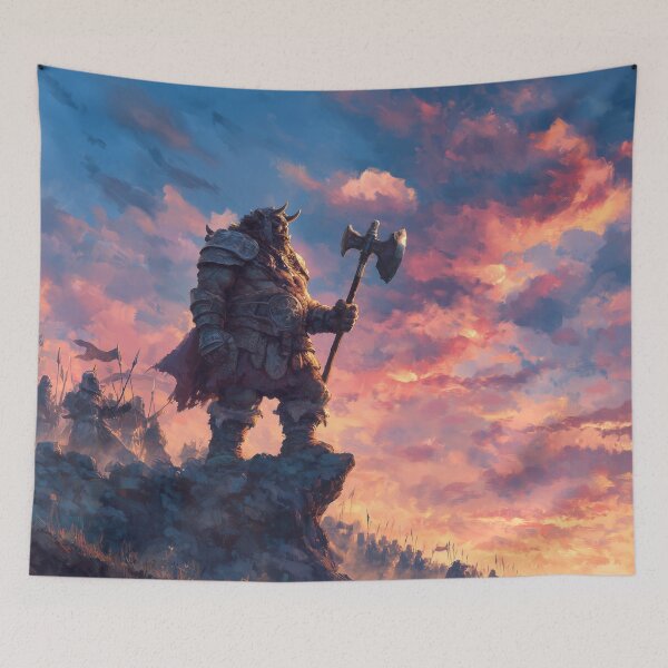 Item preview, Orc Chieftain Watching Over His Horde designed and sold by Rtymer.