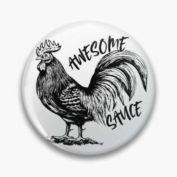 Item preview, Awesome Sauce Rooster designed and sold by TheEmptyBottleStudio.
