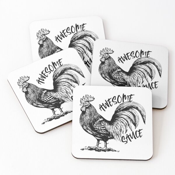 Item preview, Awesome Sauce Rooster designed and sold by TheEmptyBottleStudio.