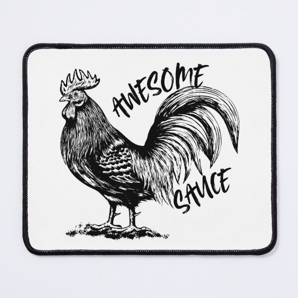 Item preview, Awesome Sauce Rooster designed and sold by TheEmptyBottleStudio.