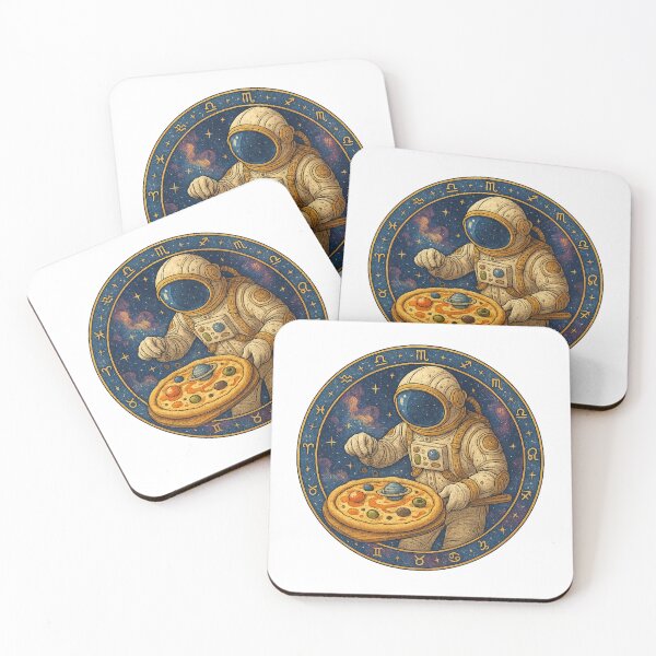 Item preview, Cosmic Pizza Chef – Baking in Space designed and sold by HEERMANArt.