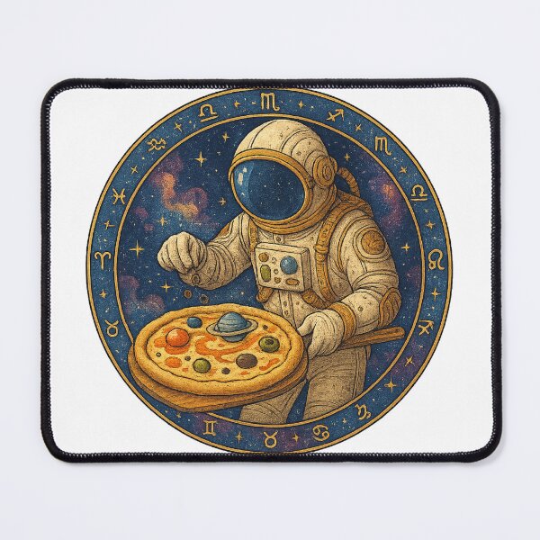 Item preview, Cosmic Pizza Chef – Baking in Space designed and sold by HEERMANArt.