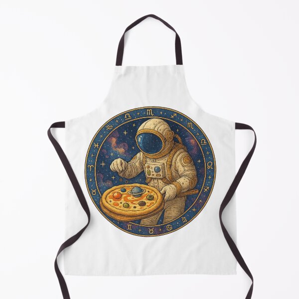 Item preview, Cosmic Pizza Chef – Baking in Space designed and sold by HEERMANArt.