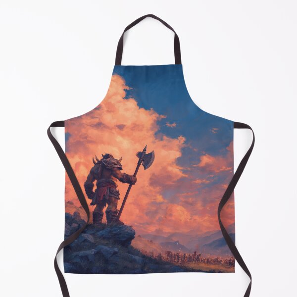 Item preview, Orc Chieftain Watching Over His Horde designed and sold by Rtymer.