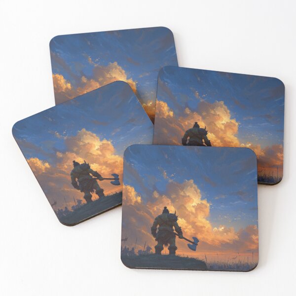Item preview, Orc Chieftain Watching Over His Horde designed and sold by Rtymer.