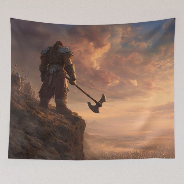 Item preview, Orc Chieftain Watching Over His Horde designed and sold by Rtymer.