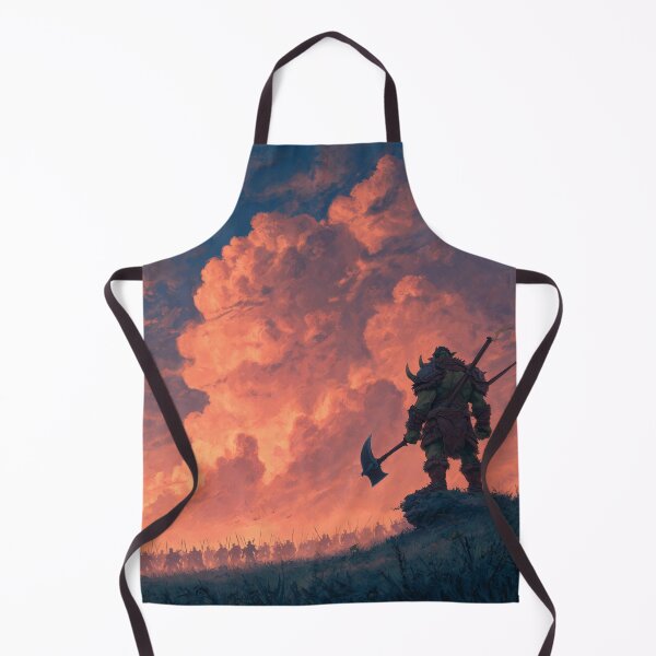 Item preview, Orc Chieftain Watching Over His Horde designed and sold by Rtymer.