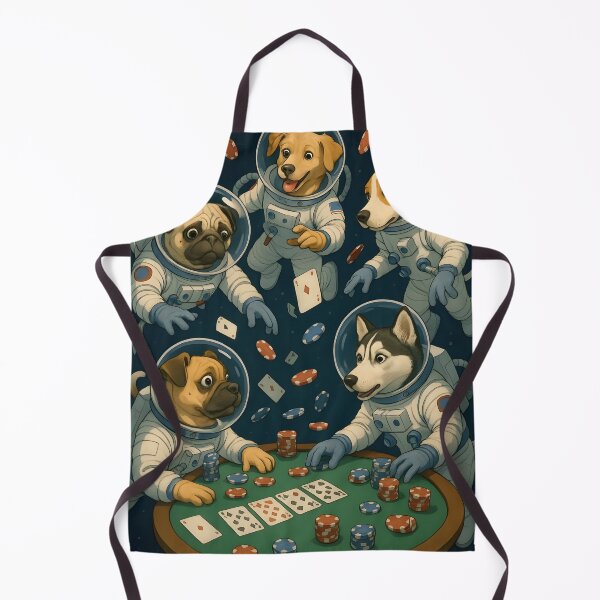 Item preview, Dogs Playing Poker in Space designed and sold by Uglyandcute.
