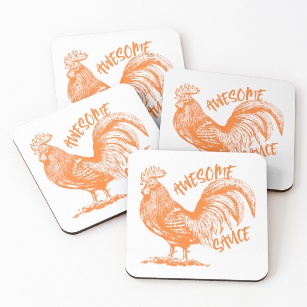 Item preview, Awesome Sauce Rooster designed and sold by TheEmptyBottleStudio.