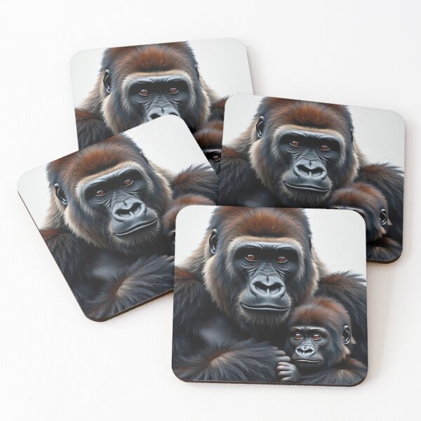 Item preview, GORILLA PORTRAIT #3 designed and sold by andalaimaging.
