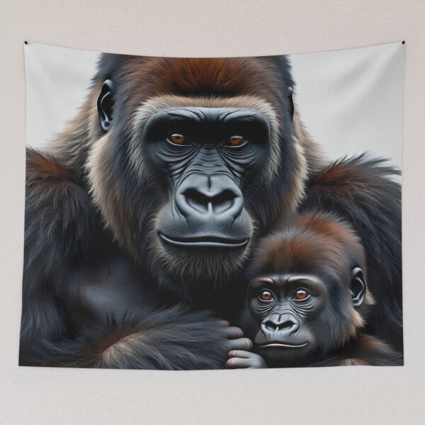 Item preview, GORILLA PORTRAIT #3 designed and sold by andalaimaging.