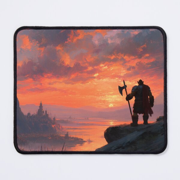 Item preview, Orc Chieftain Watching Over His Horde designed and sold by Rtymer.