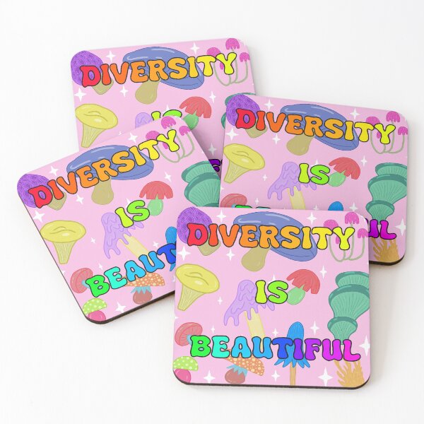 Item preview, Diversity is beautiful mushrooms designed and sold by Bugbotherer30.