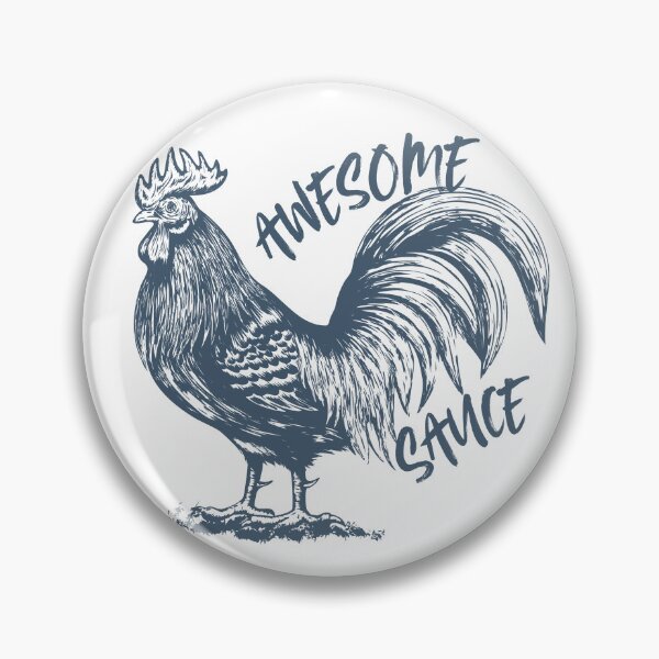 Item preview, Awesome Sauce Rooster designed and sold by TheEmptyBottleStudio.