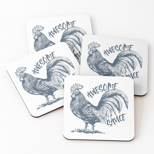 Item preview, Awesome Sauce Rooster designed and sold by TheEmptyBottleStudio.