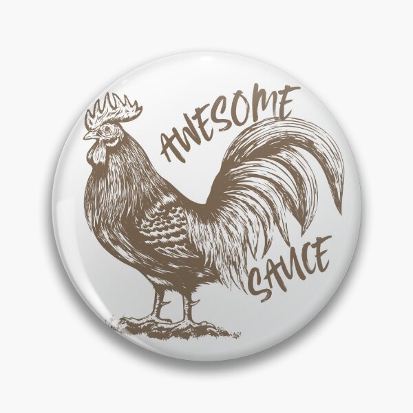 Item preview, Awesome Sauce Rooster designed and sold by TheEmptyBottleStudio.