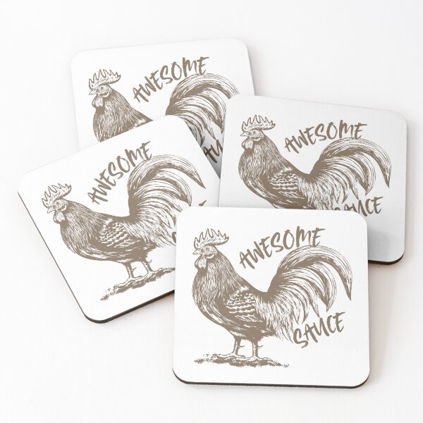 Item preview, Awesome Sauce Rooster designed and sold by TheEmptyBottleStudio.