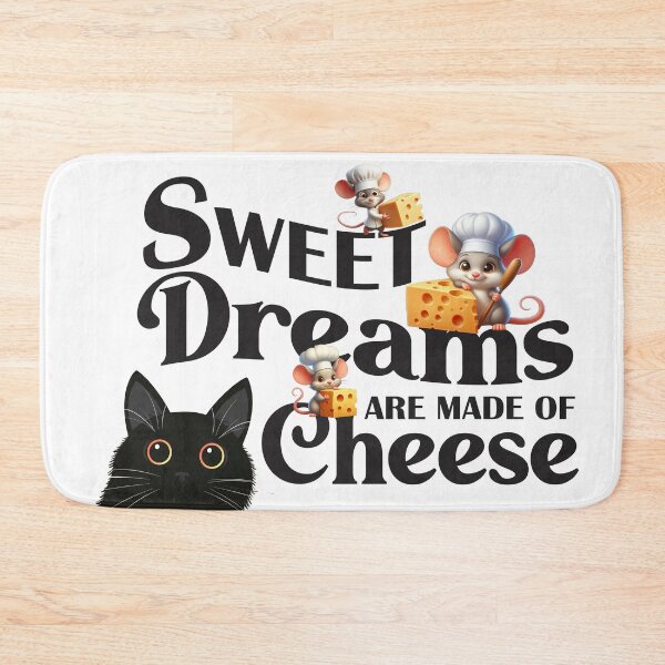 Item preview, Cat and Mouse Sweet Dreams are Made of Cheese designed and sold by Freshinkshop.