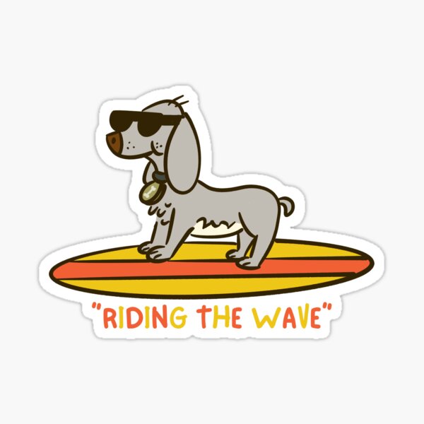 Item preview, Riding the Wave designed and sold by MindfulStickies.
