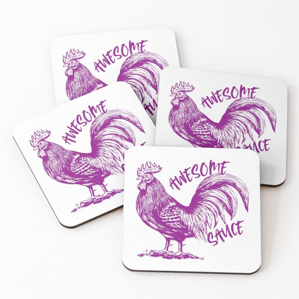 Item preview, Awesome Sauce Rooster designed and sold by TheEmptyBottleStudio.