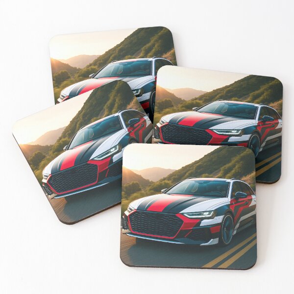 Item preview, Sports Wagon Drives Through Mountain Pass Sunset designed and sold by RevUpDesign.