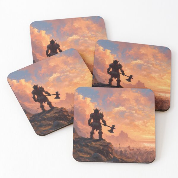 Item preview, Orc Chieftain Watching Over His Horde designed and sold by Rtymer.