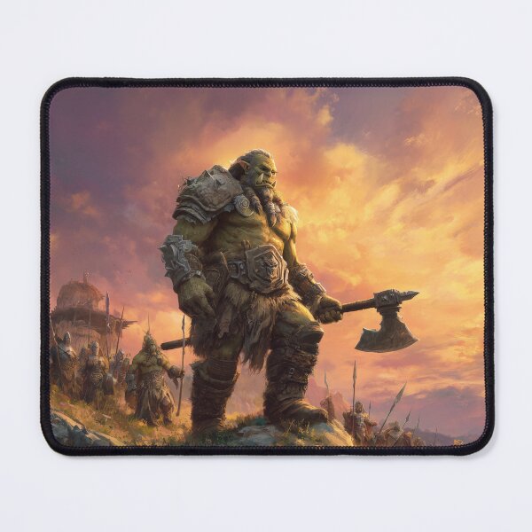 Item preview, Orc Chieftain Watching Over His Horde designed and sold by Rtymer.