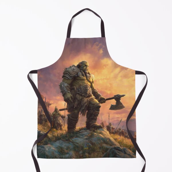 Item preview, Orc Chieftain Watching Over His Horde designed and sold by Rtymer.