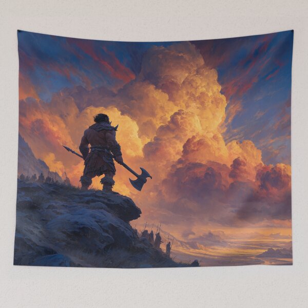 Item preview, Orc Chieftain Watching Over His Horde designed and sold by Rtymer.