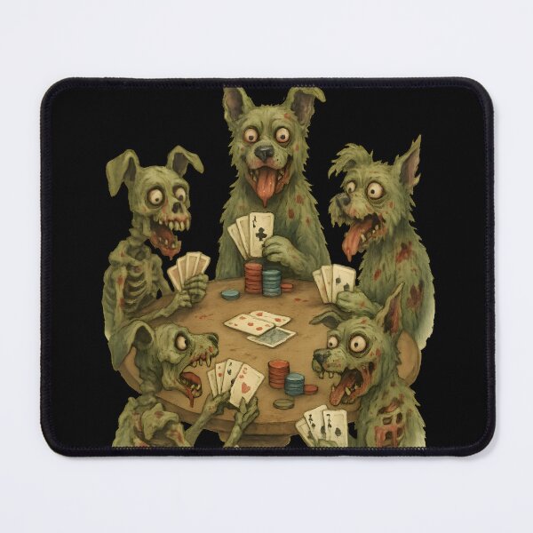 Item preview, Undead Poker Pups designed and sold by Uglyandcute.