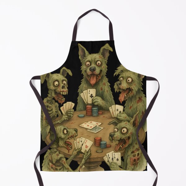 Item preview, Undead Poker Pups designed and sold by Uglyandcute.