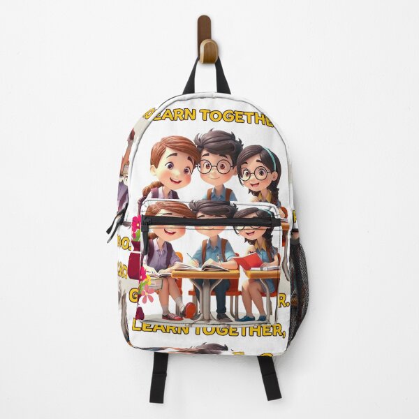 Item preview, Learn Together, Grow Together – Motivational Classroom Illustration designed and sold by Quirk & Calm Studio.