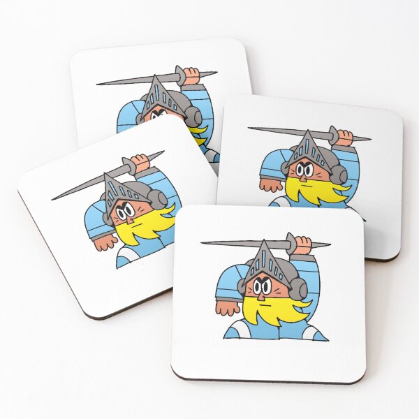 Item preview, Retro Game Knight Sticker – 8‑bit Fantasy Warrior designed and sold by hoggylorente.