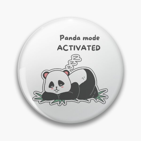 Item preview, Panda Mode Activated – Lazy Vibes Only designed and sold by estrella-lunar.