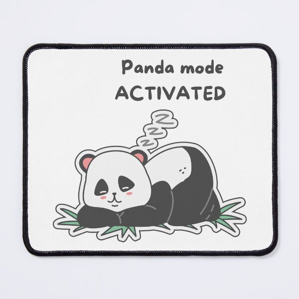 Item preview, Panda Mode Activated – Lazy Vibes Only designed and sold by estrella-lunar.