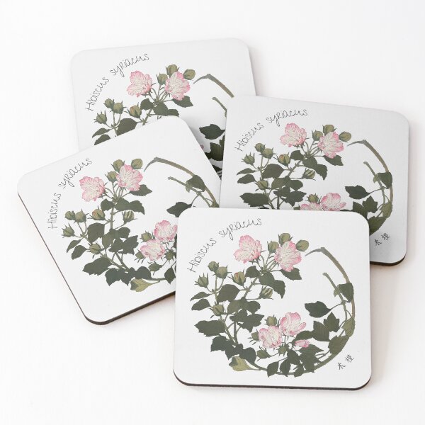 Item preview, Hibiscus Syriacus – Zeshin's Bloom | Japanese Botanical Art Design designed and sold by tokomoroJP.