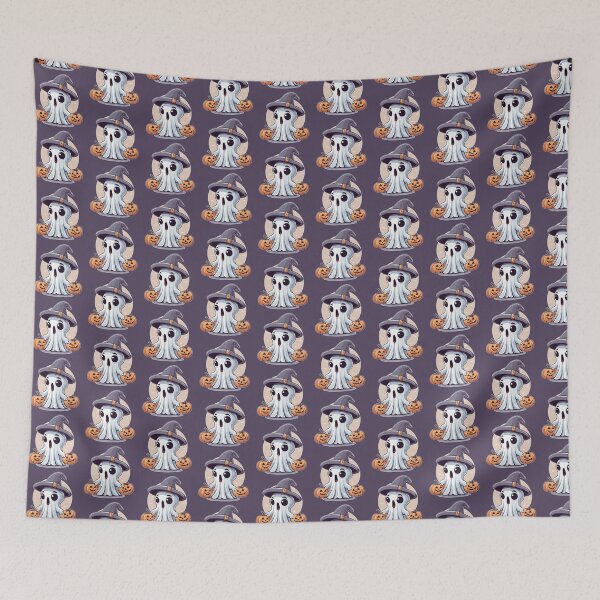 Item preview, Halloween: Ghost with pumpkins designed and sold by HA-Design-Kunst.