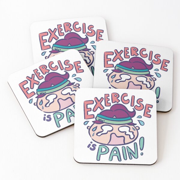 Item preview, Exercise is Pain designed and sold by Whimsical Wenli.