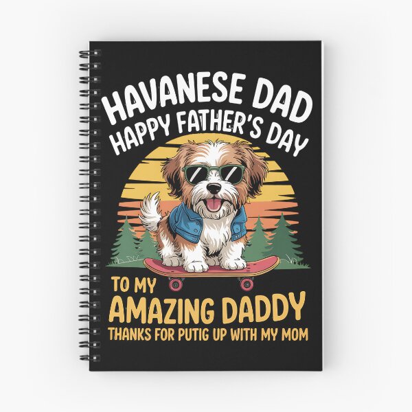 Item preview, Havanese Dog Happy Father Day To Amazing Daddy designed and sold by BakeryDozen.