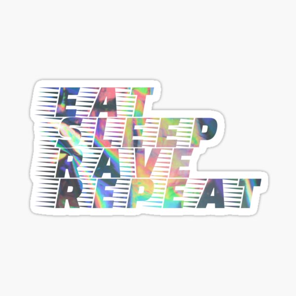 Item preview, Holo Rave Mantra designed and sold by TRSART.