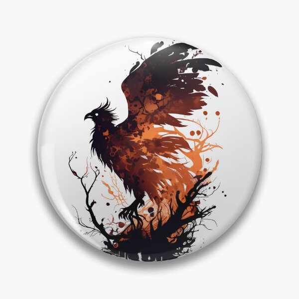 Item preview, Phoenix Rising From the Ashes Silhouette designed and sold by ShadowAndSlate.