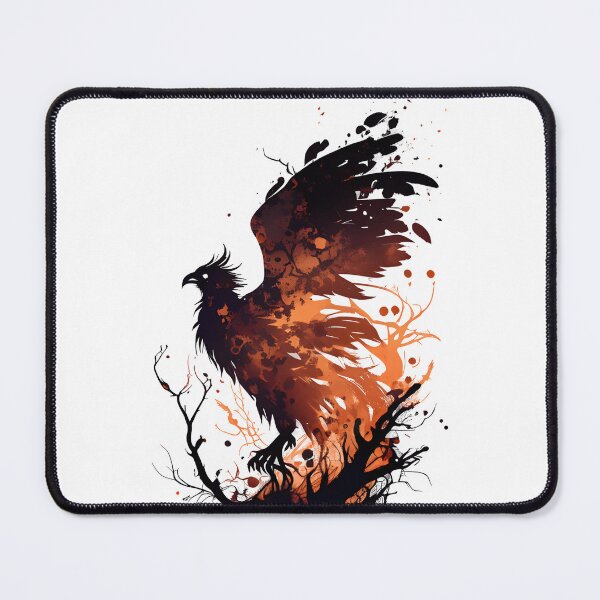 Item preview, Phoenix Rising From the Ashes Silhouette designed and sold by ShadowAndSlate.