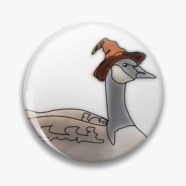 Item preview, Goose in Witch Hat - animalzinhats designed and sold by Ashley’sAnimalz.